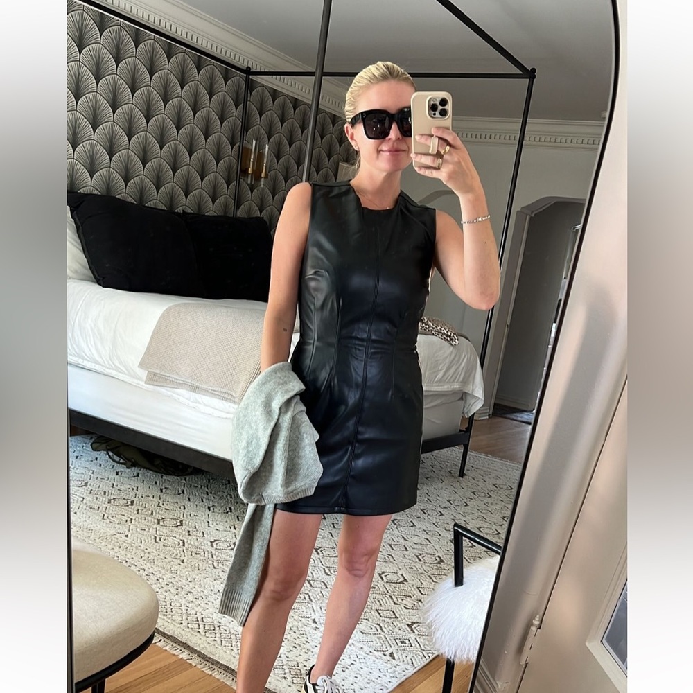 Abercrombie & Fitch Vegan Leather Dress